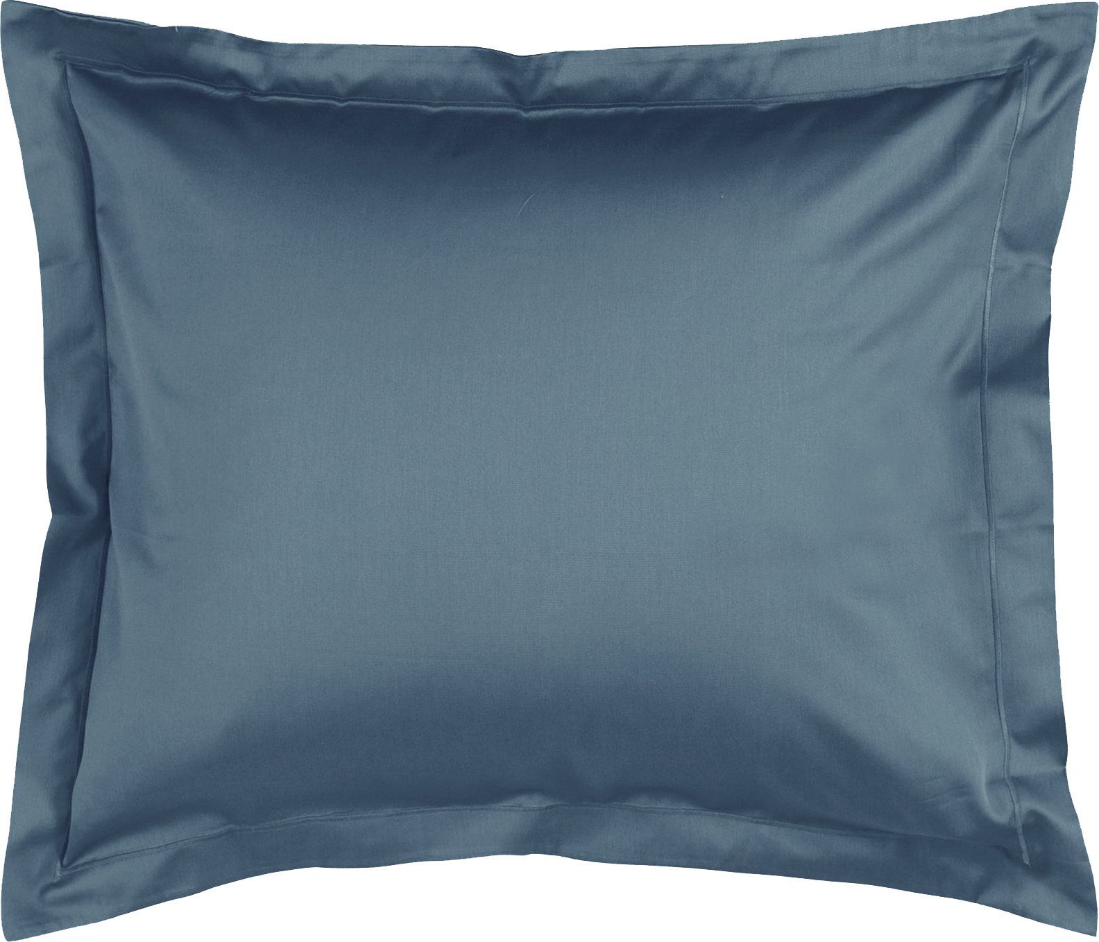 Livello Kussensloop Uni Satijn Blue
